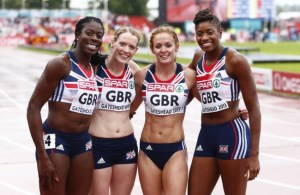 The British women dominated the 400m events winning both individual 400m and 400m hurdles in addition to the relay
